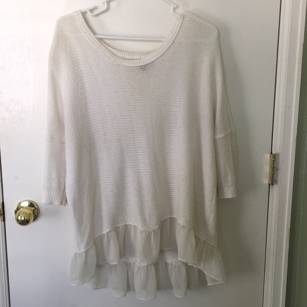 High low sweater